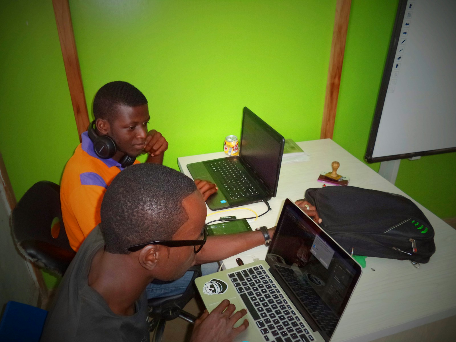 Community Products: two men using laptop computes